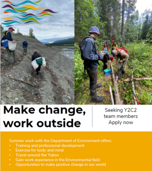 Yukon Youth Conservation Corps (Y2C2) postsecondary jobs Job at Yukon Youth Conservation Corps